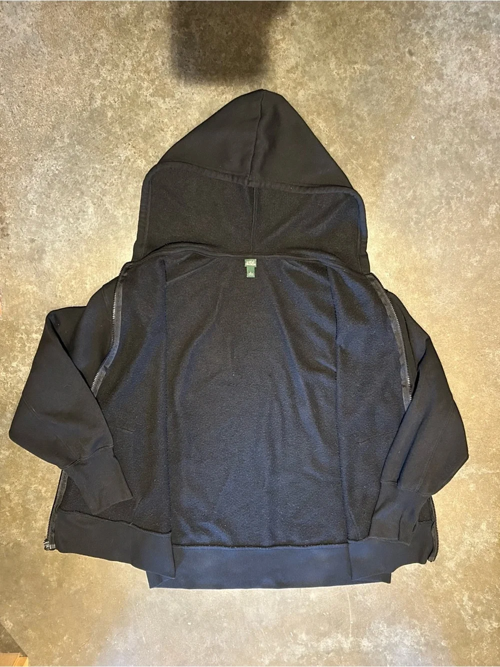 wild fable Women's Black Oversized Zip-up Hoodie READ ✅ - Picture 2 of 8